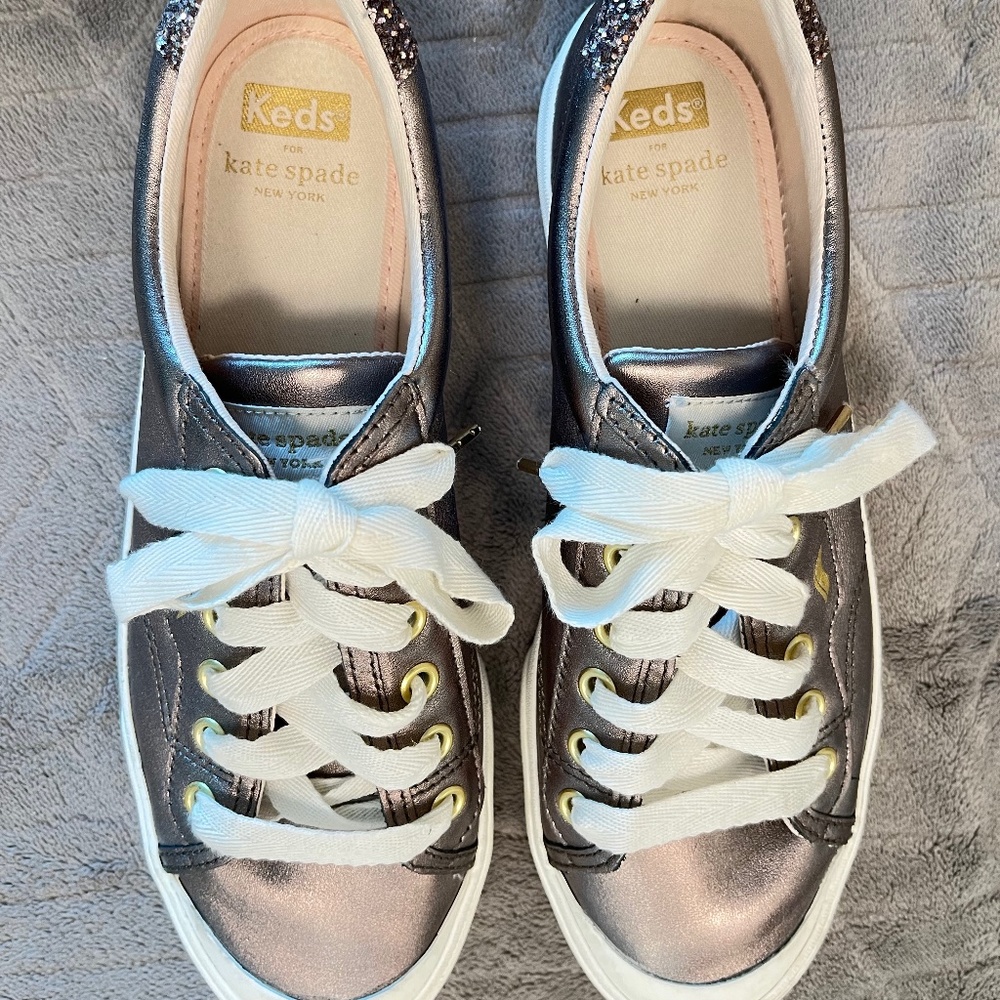 Kate Spade for Keds - pewter size 8.5